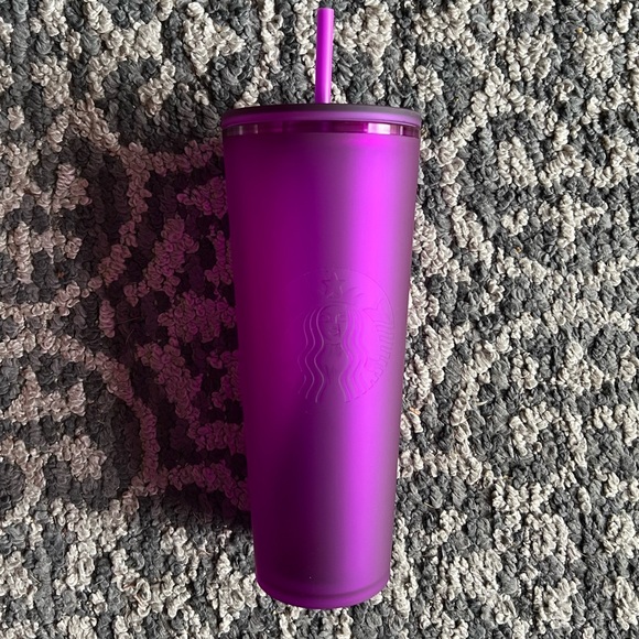 Starbucks Purple Matte Soft Touch Tumbler- Venti - Picture 1 of 4